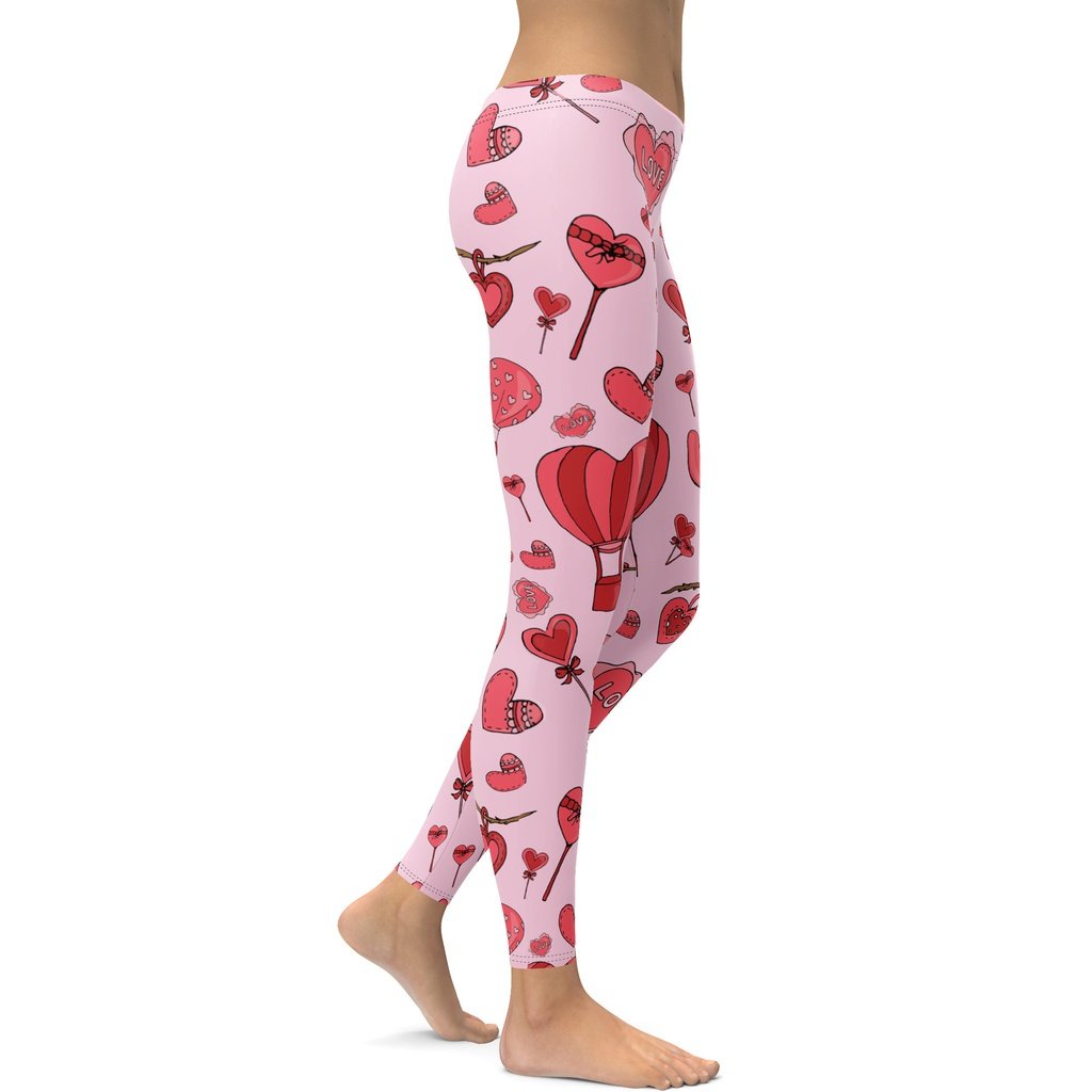 Pink Love Leggings