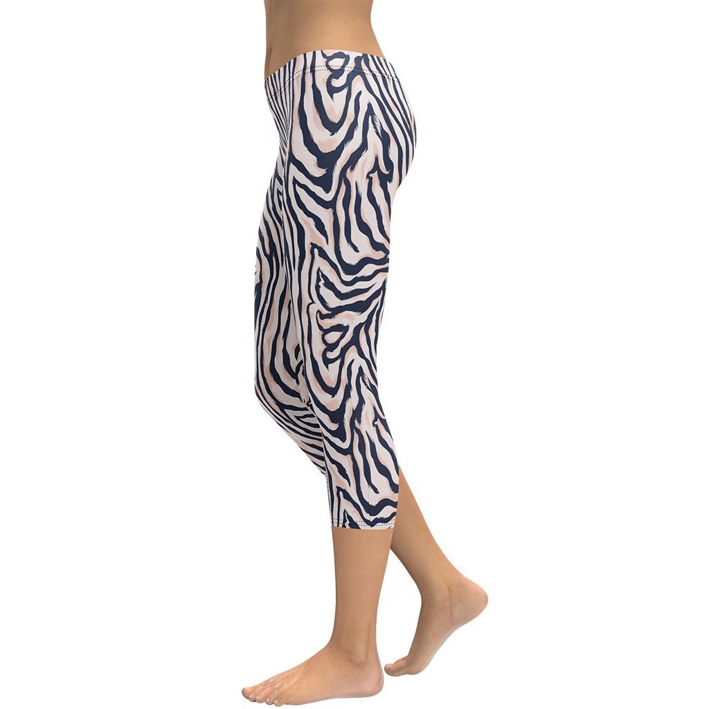 Pinkish Zebra Capris
