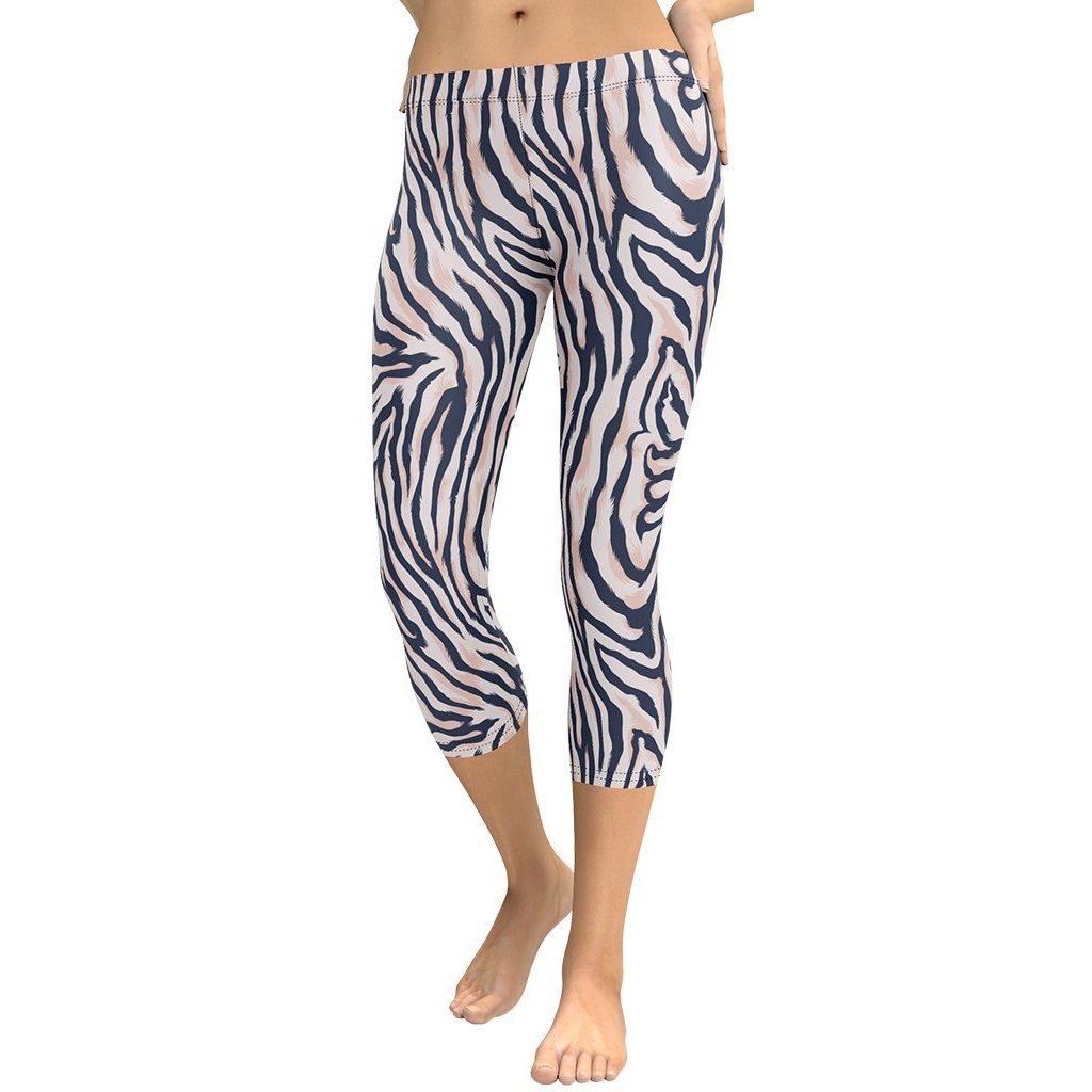 Pinkish Zebra Capris