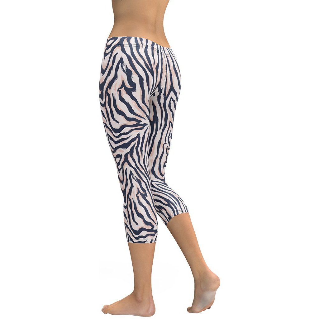 Pinkish Zebra Capris