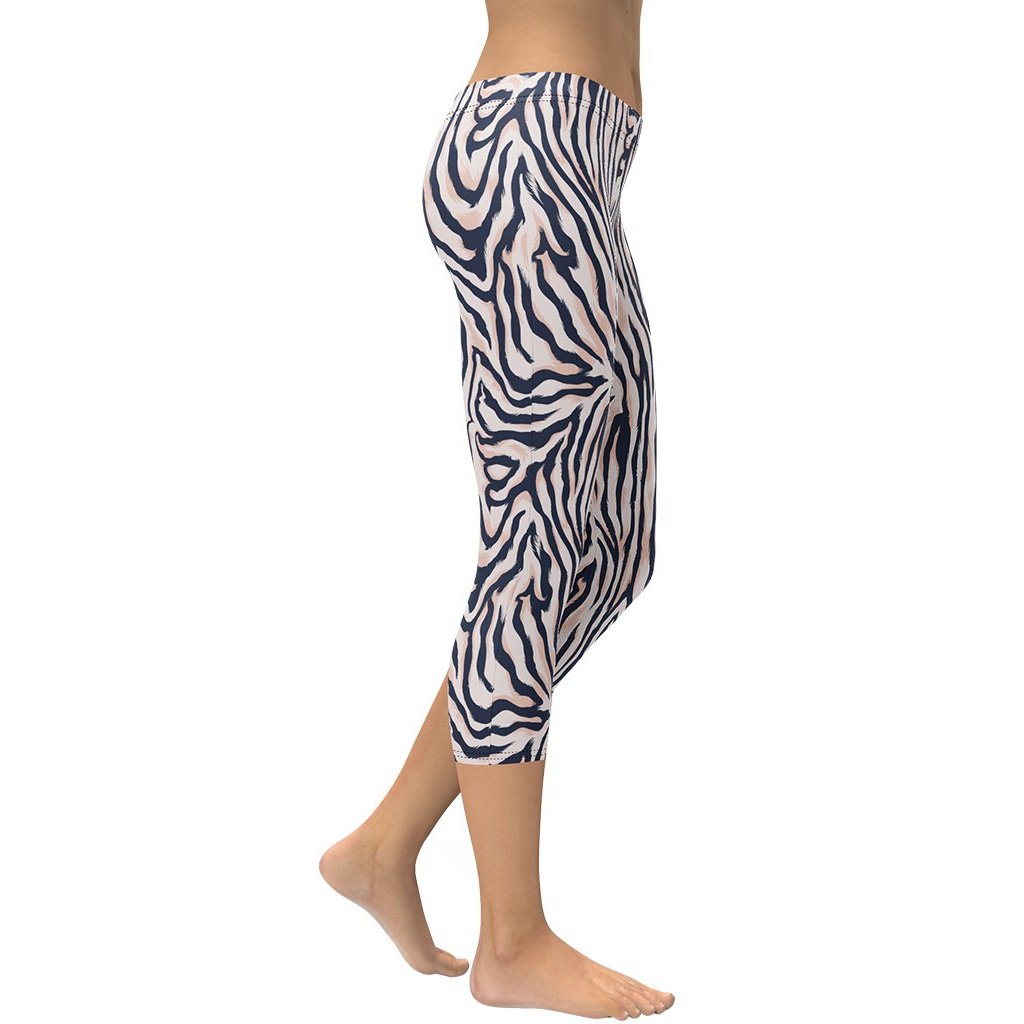 Pinkish Zebra Capris