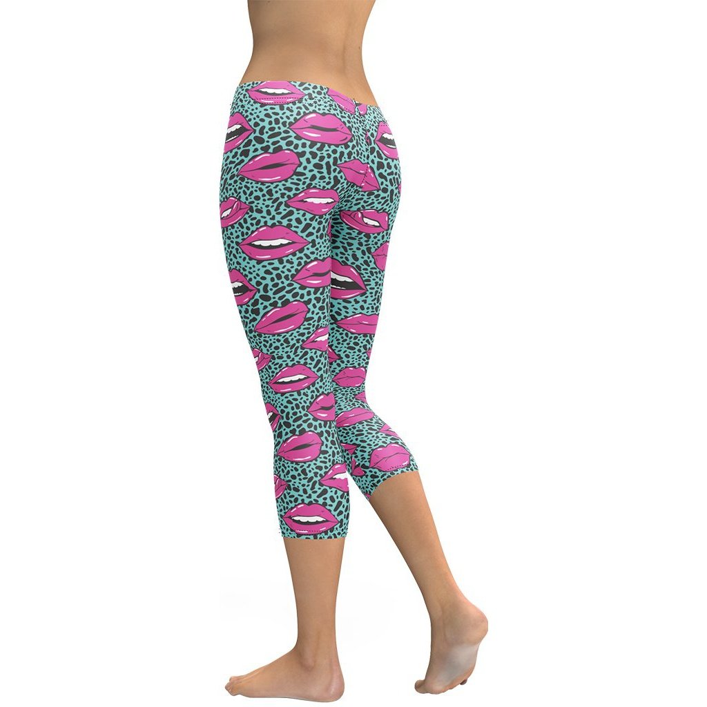 Pop Art Lips Capris