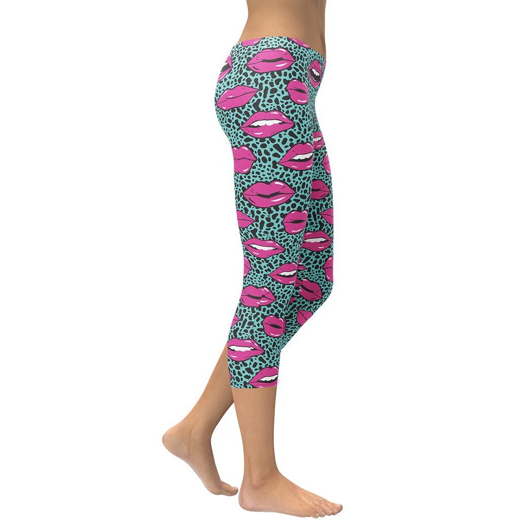 Pop Art Lips Capris