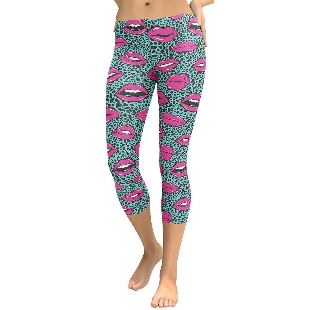 Pop Art Lips Capris