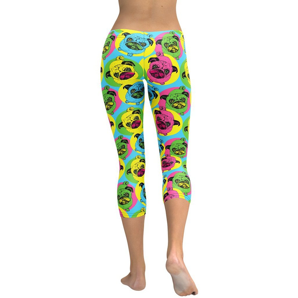 Pop Art Pug Capris