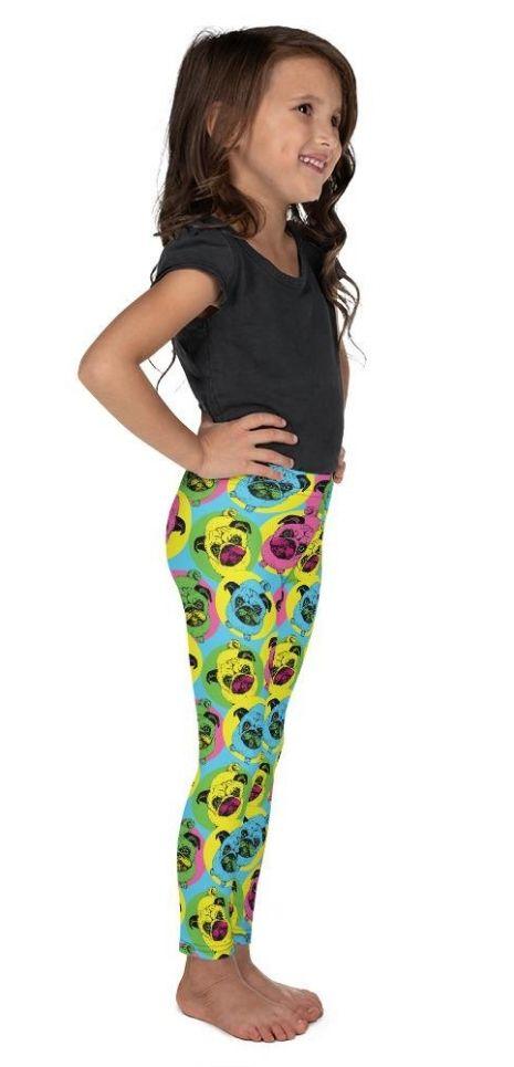 Pop Art Pug Kid's Leggings