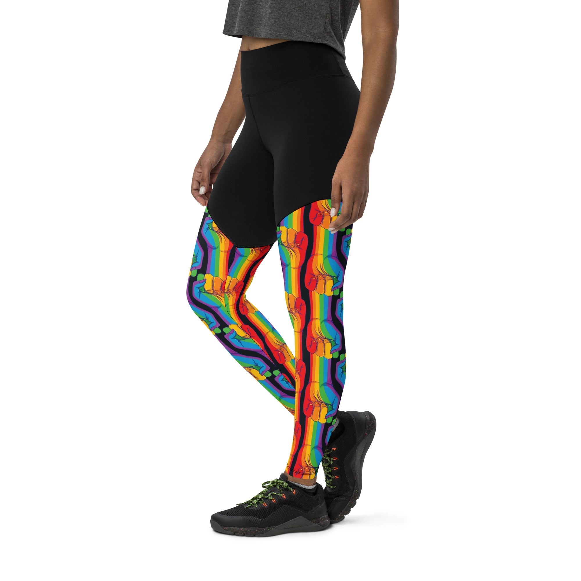 Pride Activist Compression Leggings