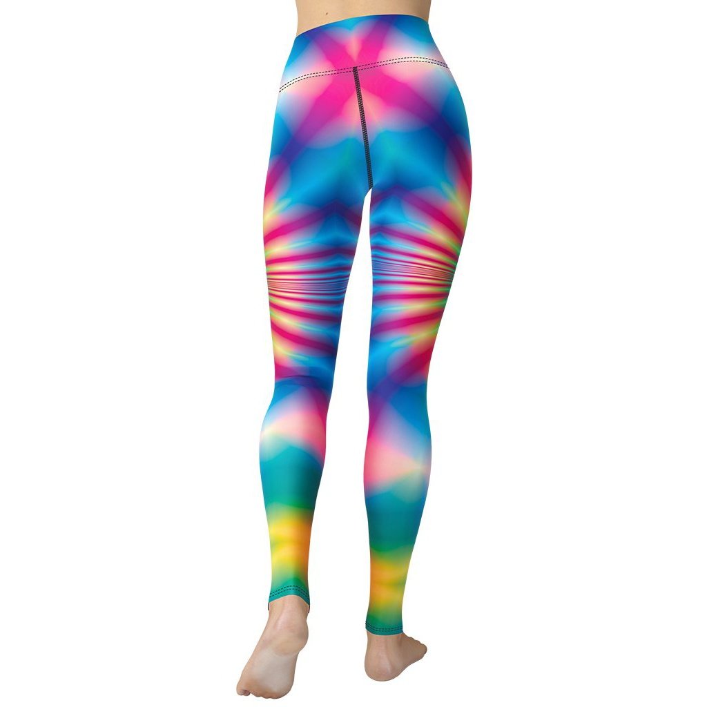 Psychedelic Rave Yoga Leggings