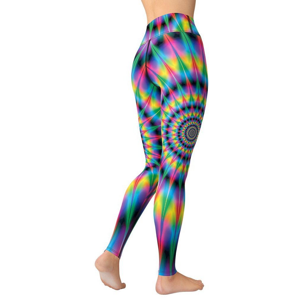 Psychedelic Ring Yoga Leggings