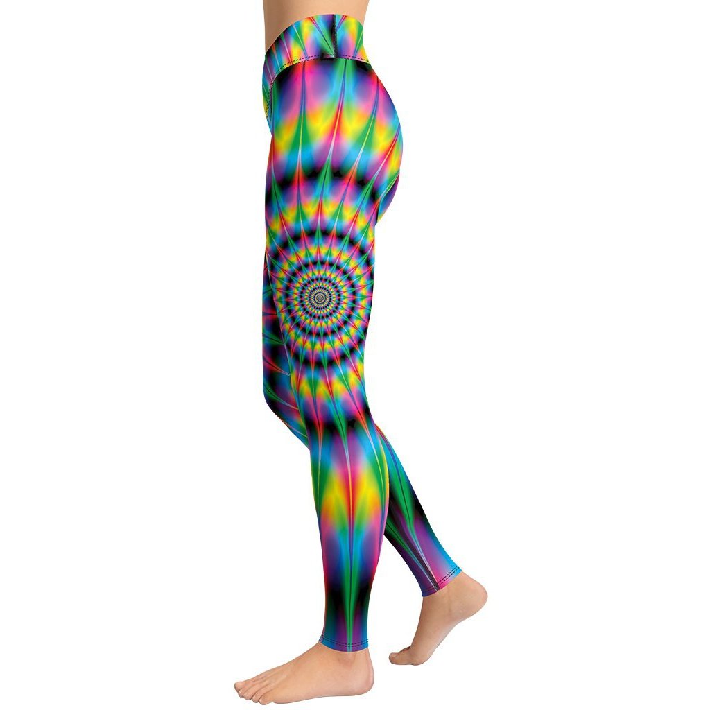 Psychedelic Ring Yoga Leggings