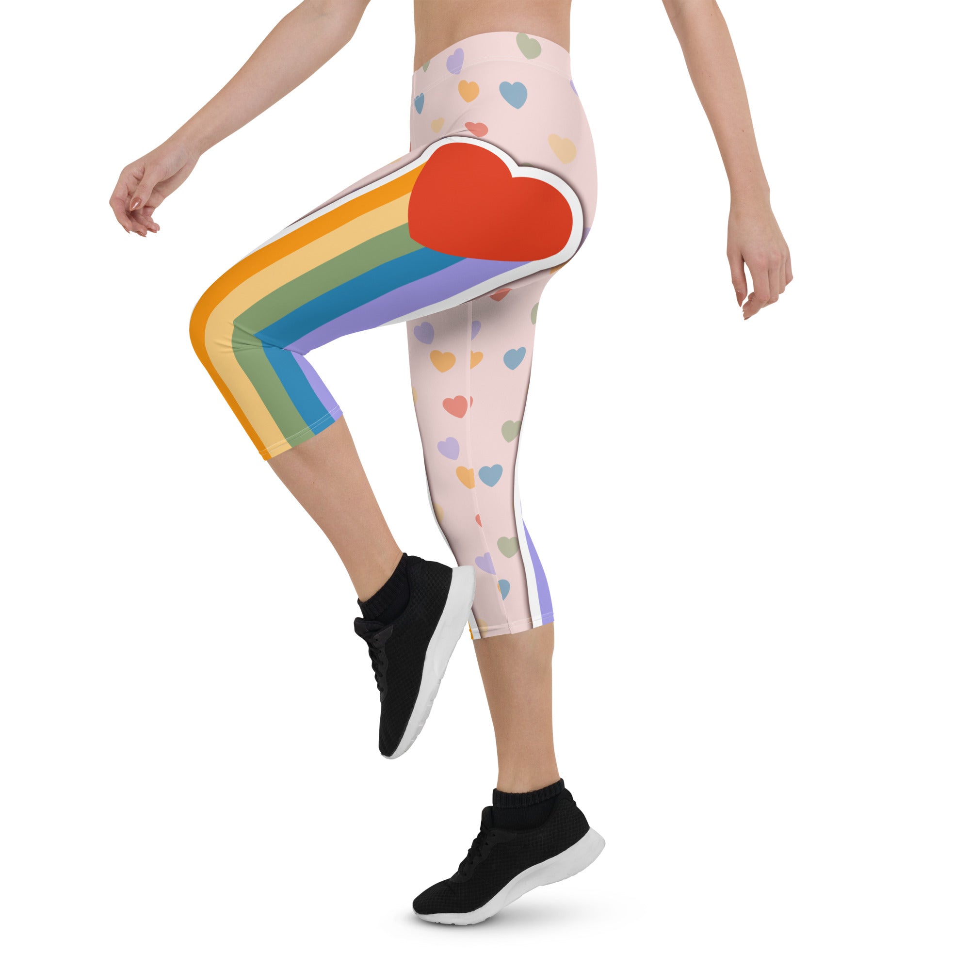 Rainbow Love Capris