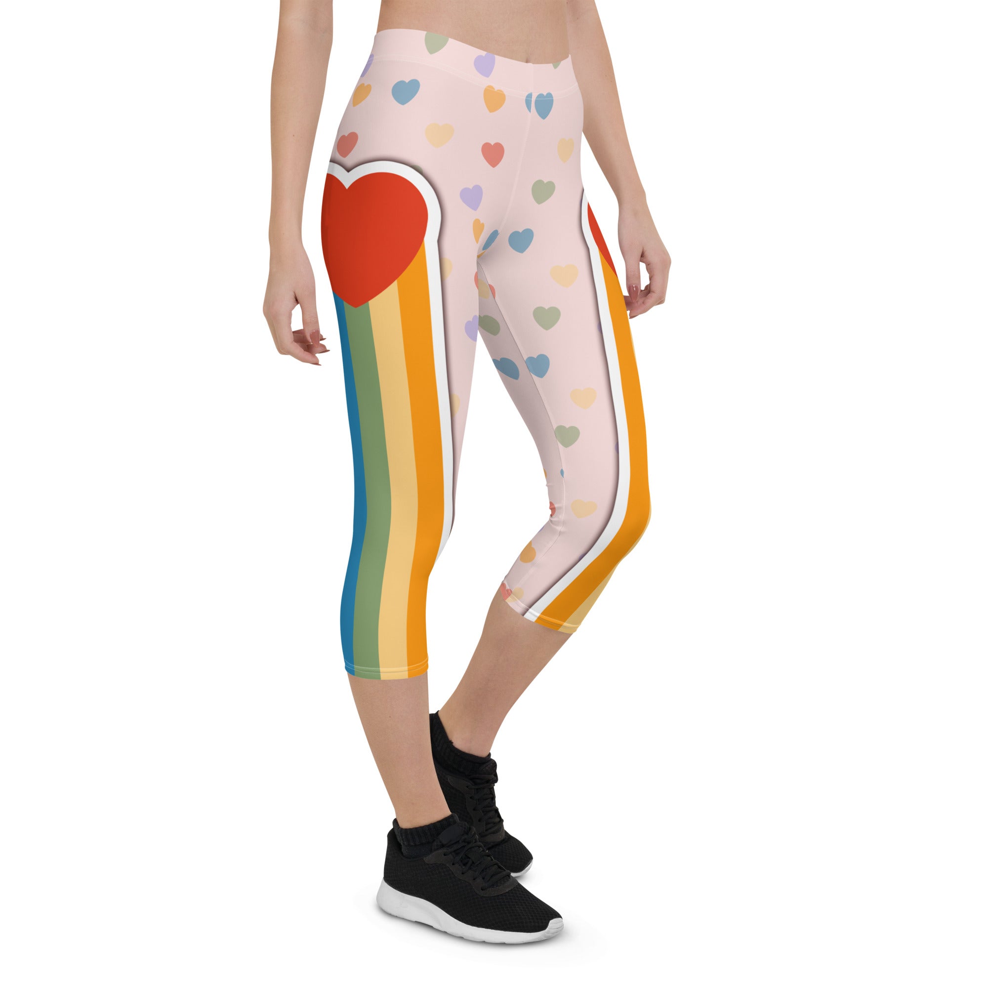 Rainbow Love Capris