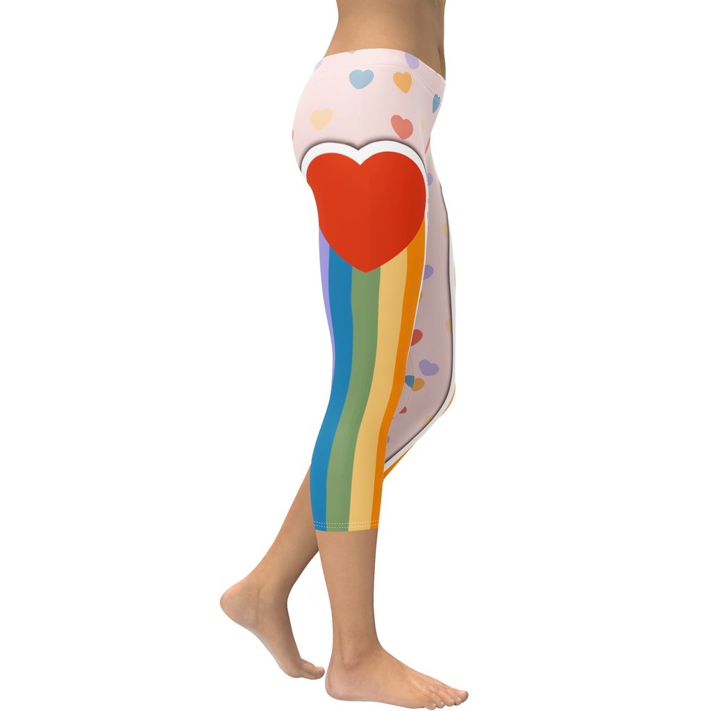 Rainbow Love Capris