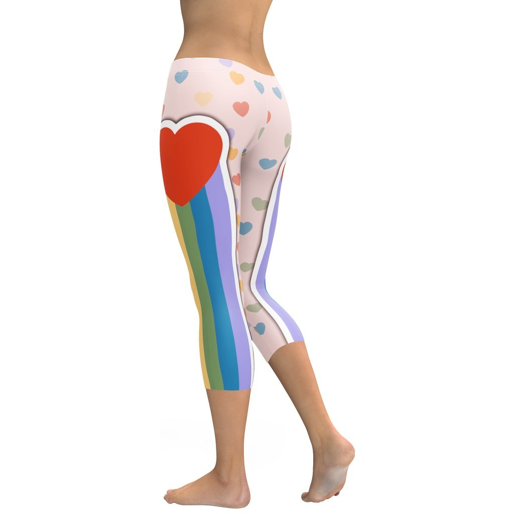 Rainbow Love Capris