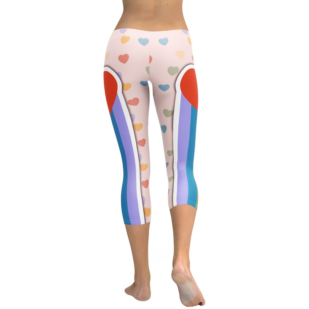 Rainbow Love Capris