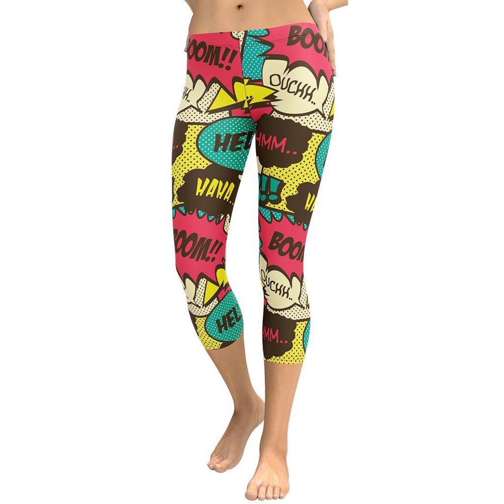Retro Comic Book Capris