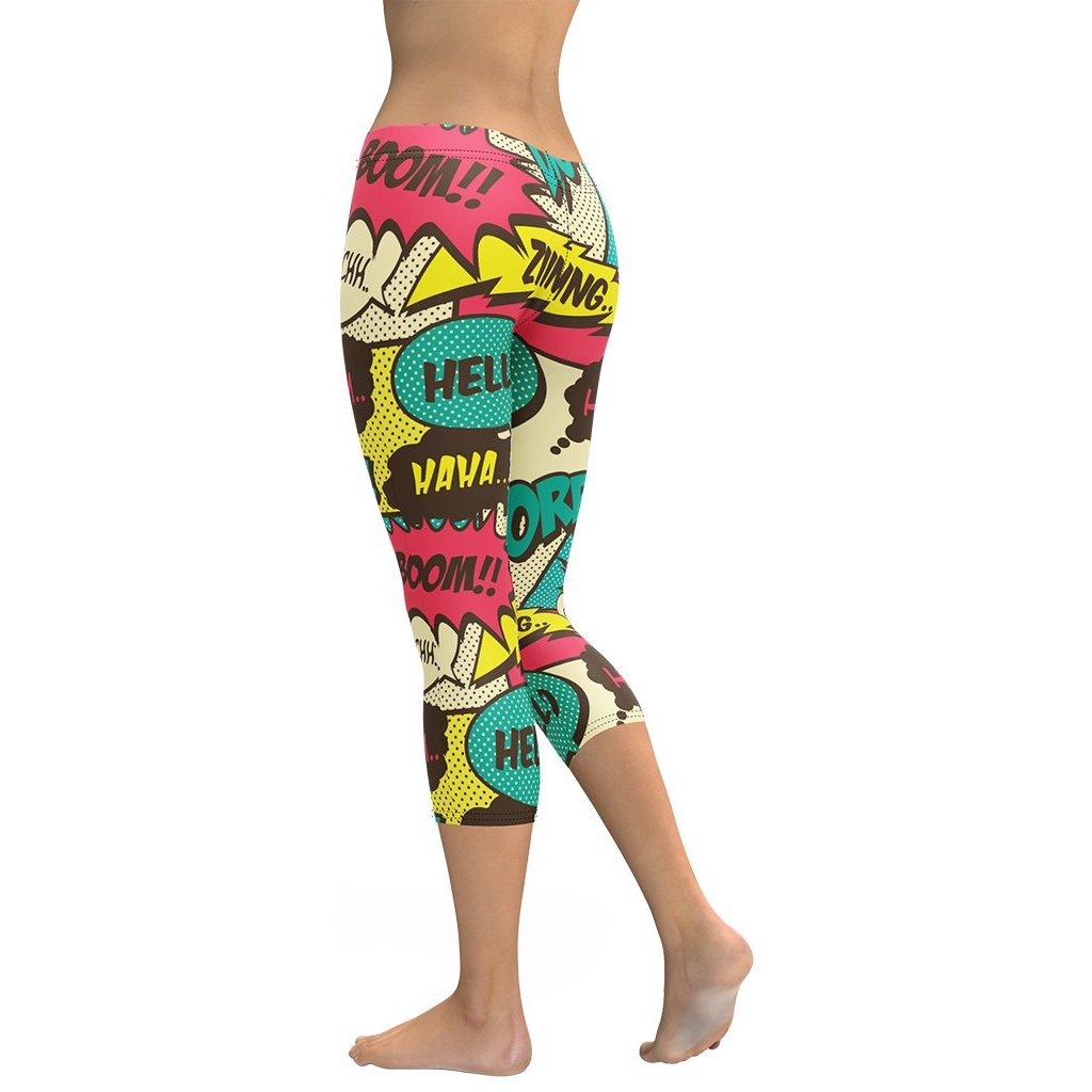 Retro Comic Book Capris