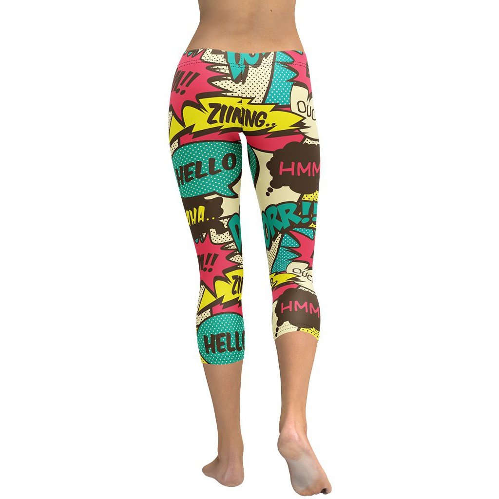 Retro Comic Book Capris