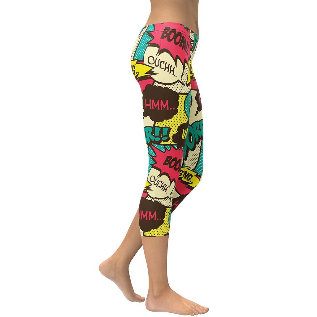 Retro Comic Book Capris