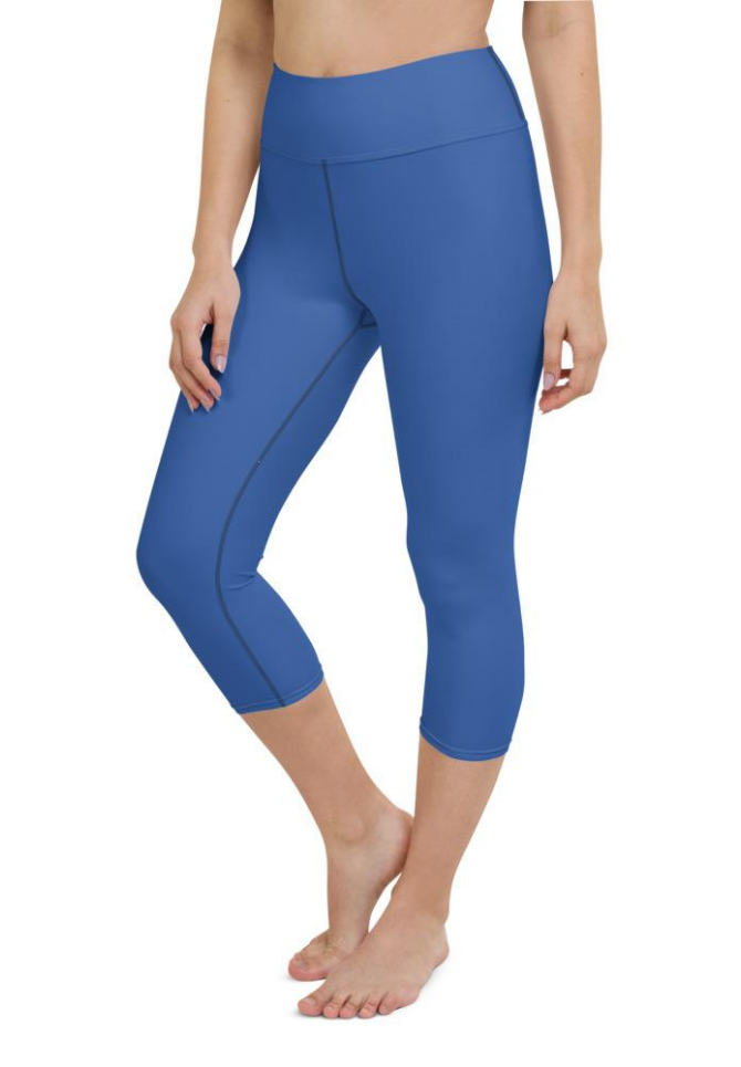 Royal Blue Yoga Capris