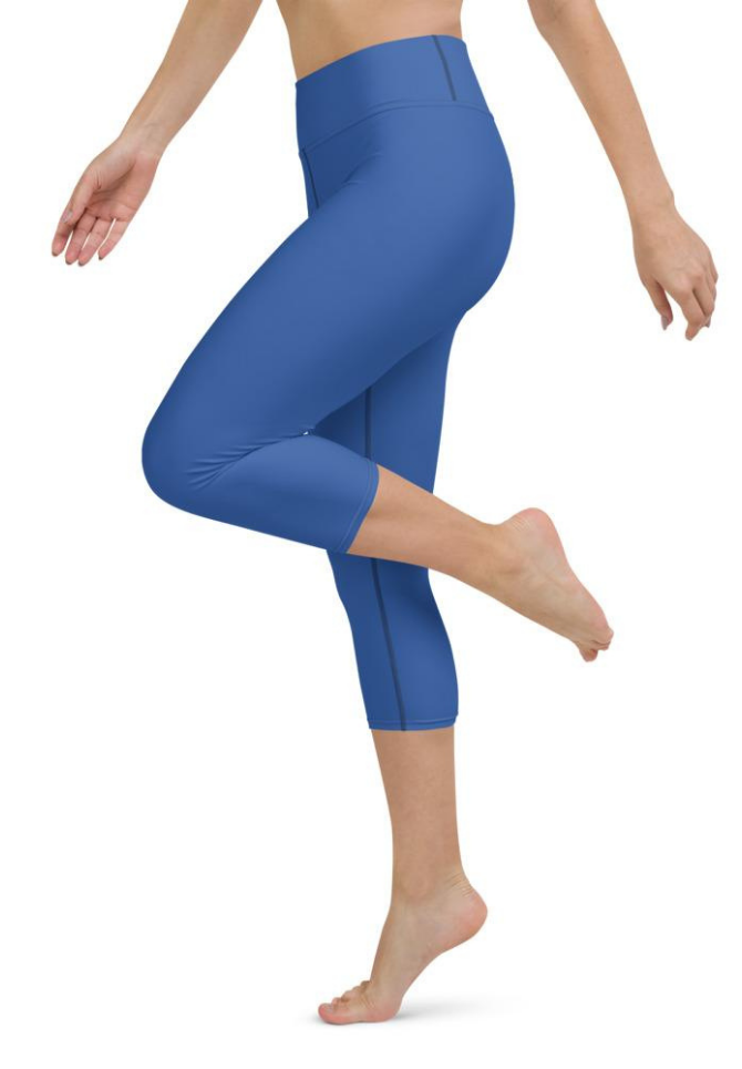 Royal Blue Yoga Capris