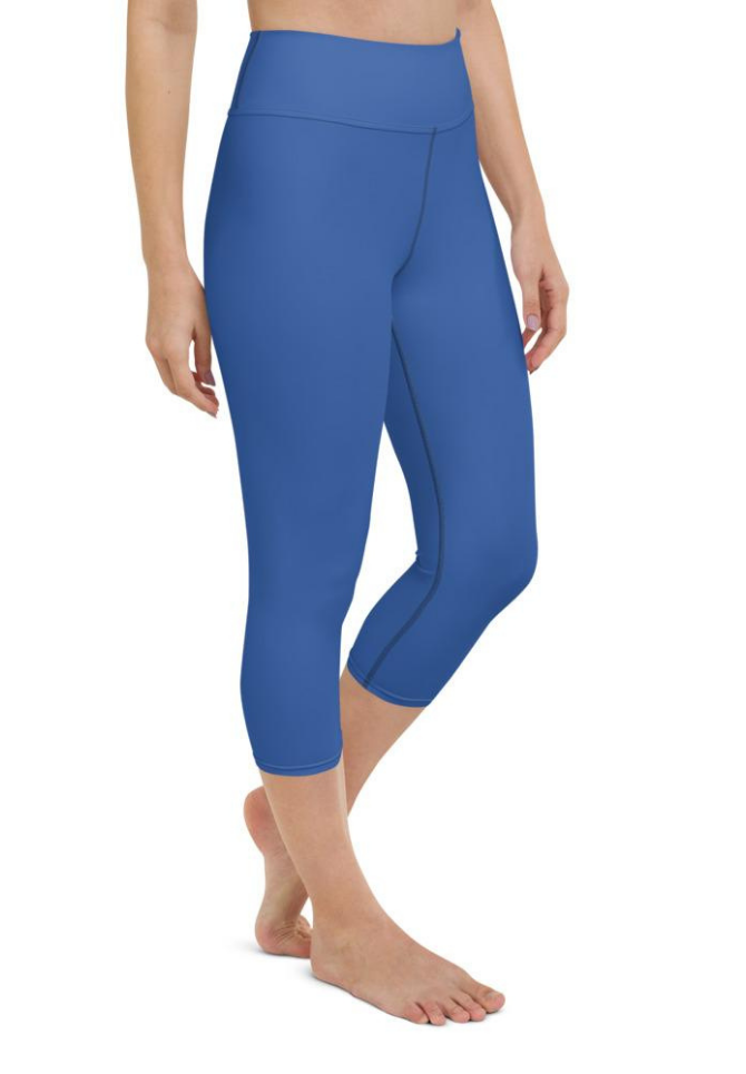Royal Blue Yoga Capris