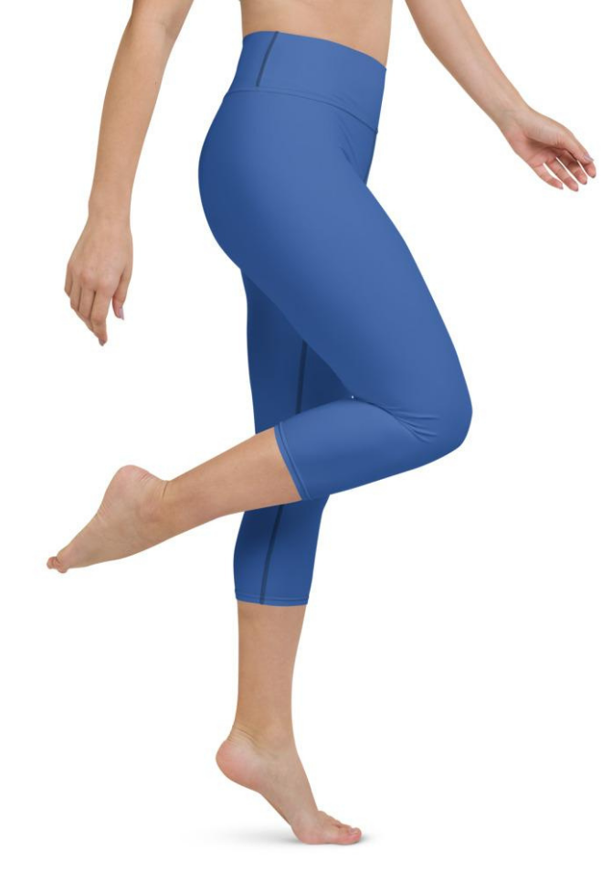 Royal Blue Yoga Capris