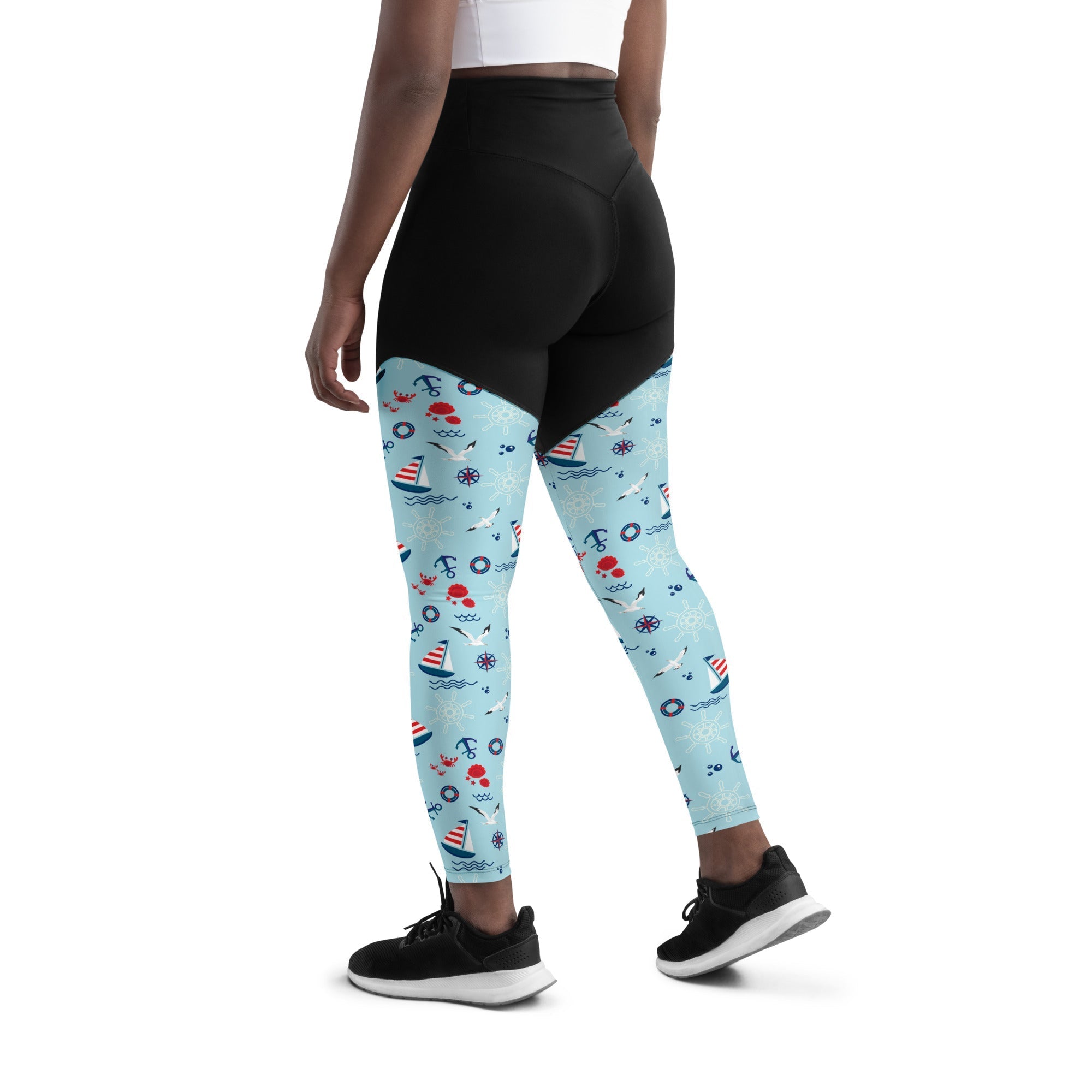 Sailing Boats Compression Leggings