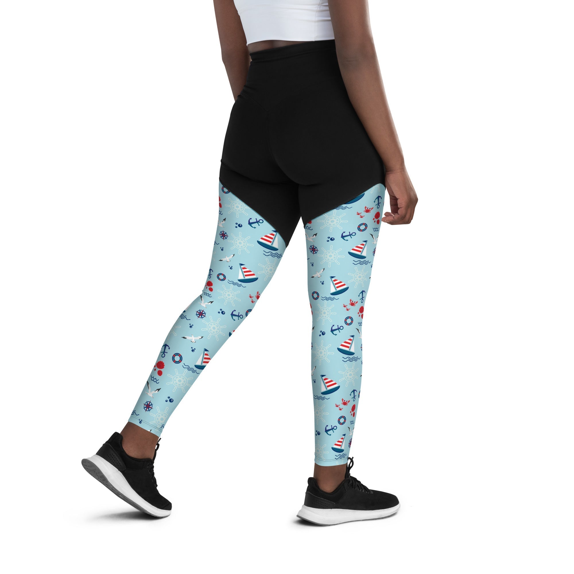 Sailing Boats Compression Leggings