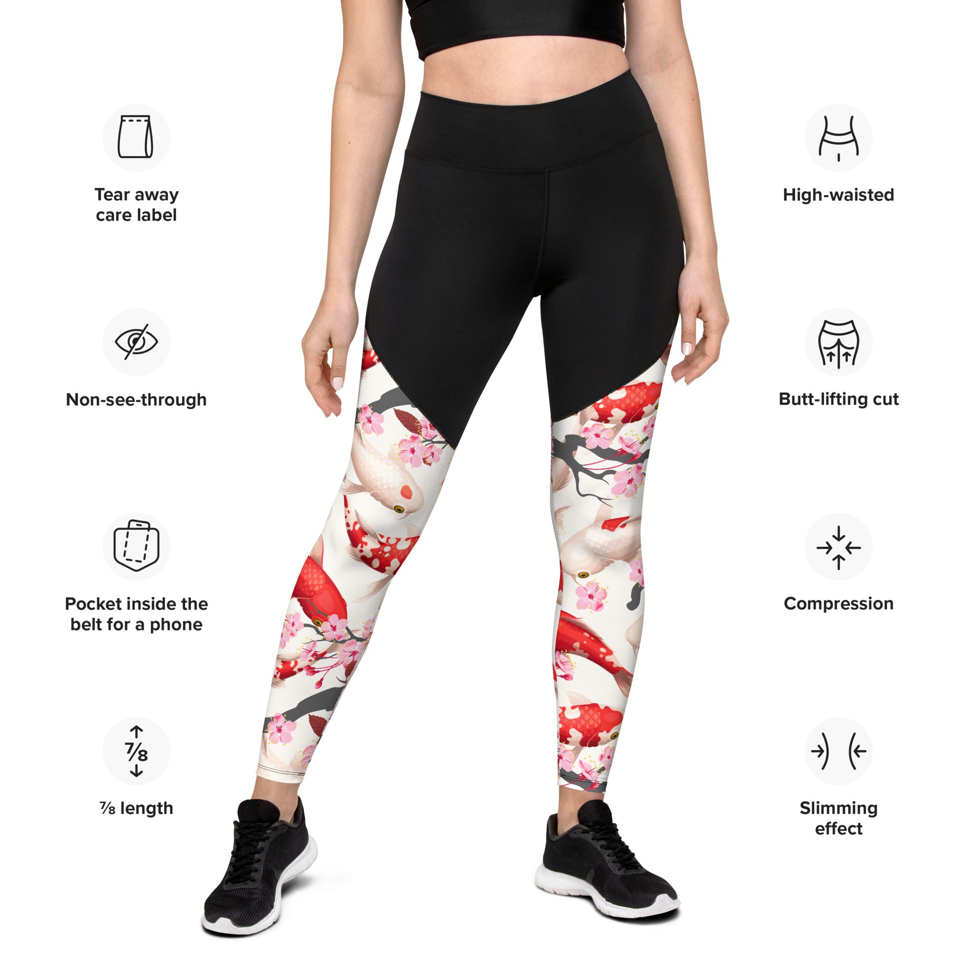 Sakura Koi Compression Leggings