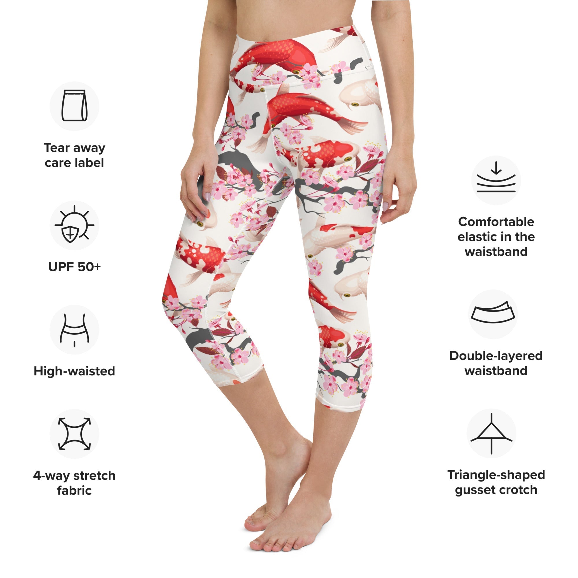 Sakura Koi Yoga Capris