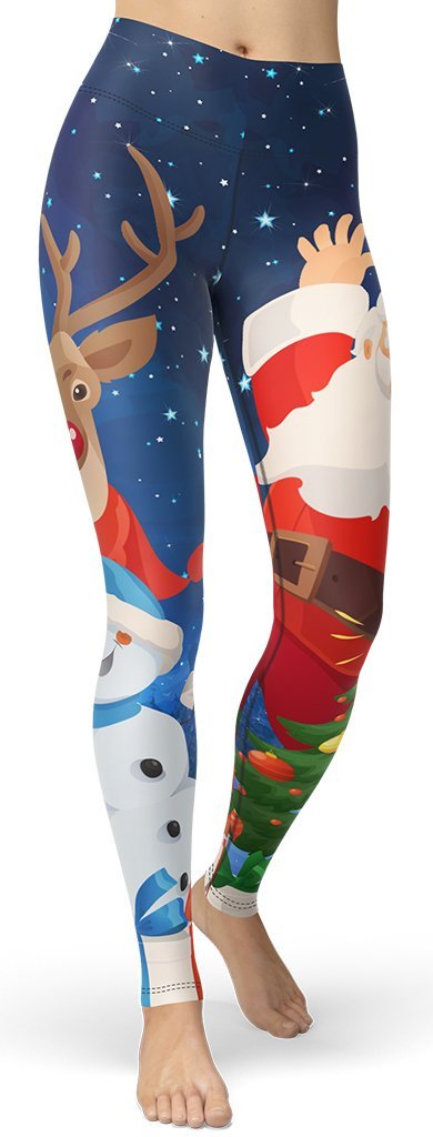 Santa Yoga Leggings