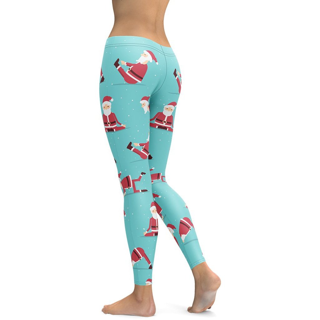 Santa Yogist Leggings - FiercePulse - Premium Workout Leggings - Yoga Pants