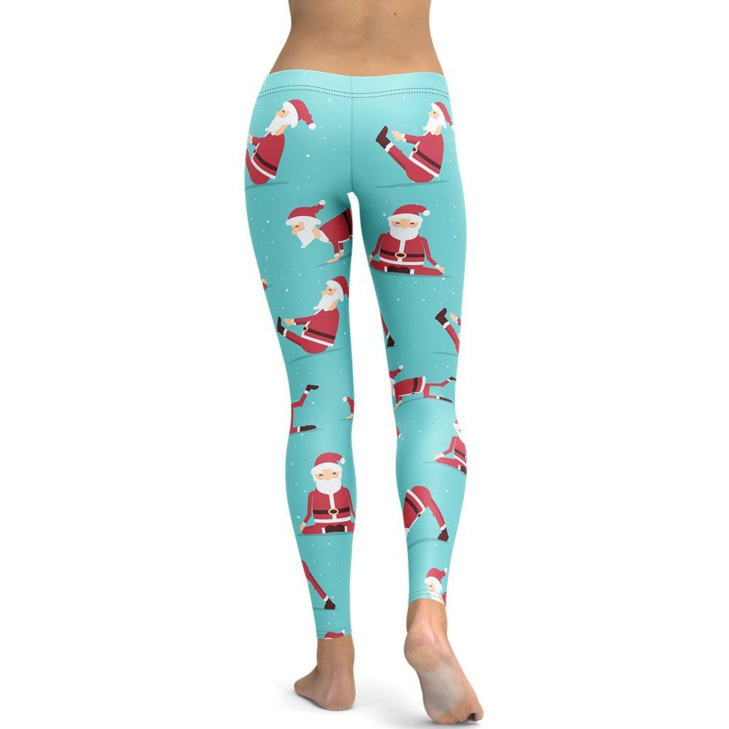 Santa Yogist Leggings - FiercePulse - Premium Workout Leggings - Yoga Pants