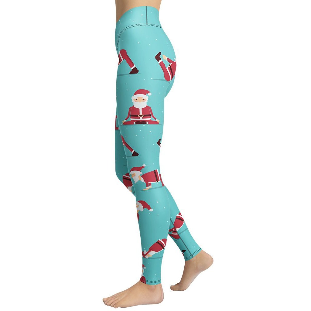 Santa Yogist Yoga Leggings - FiercePulse - Premium Workout Leggings - Yoga Pants