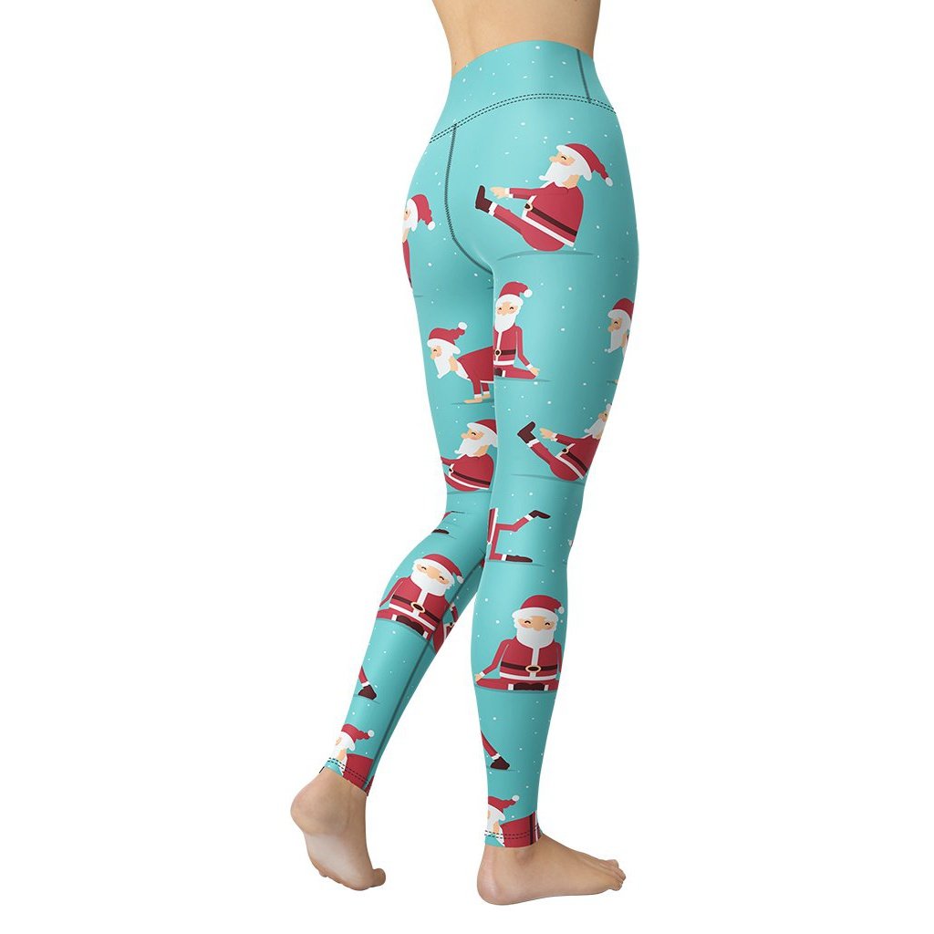 Santa Yogist Yoga Leggings - FiercePulse - Premium Workout Leggings - Yoga Pants