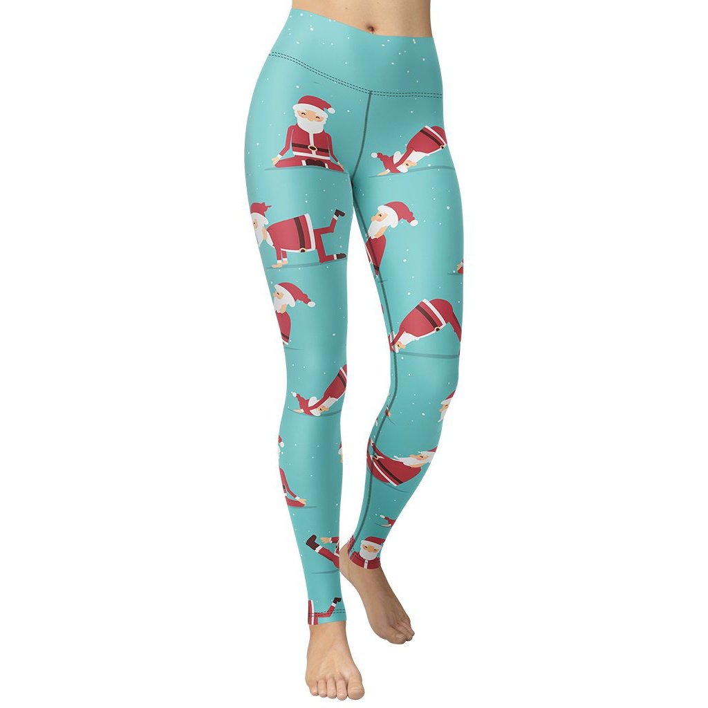 Santa Yogist Yoga Leggings - FiercePulse - Premium Workout Leggings - Yoga Pants