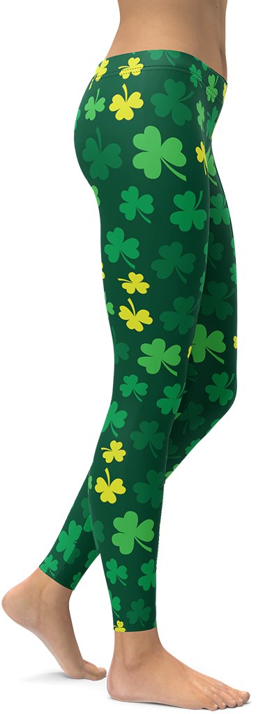 Shamrock Pattern Leggings