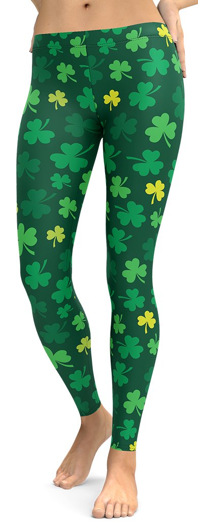 Shamrock Pattern Leggings