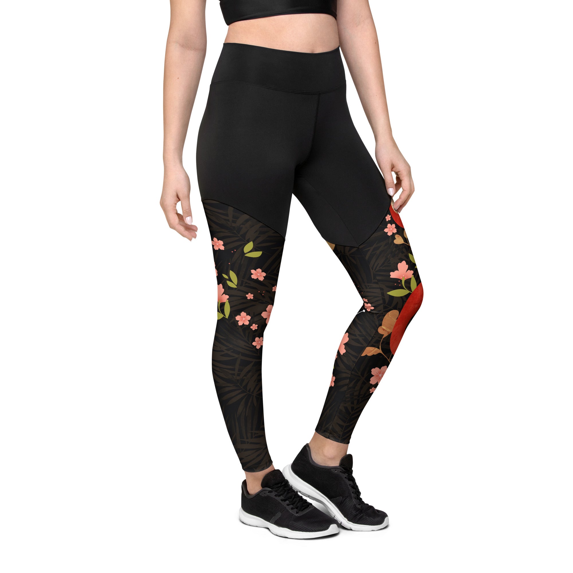 Snakes & Flowers Compression Leggings