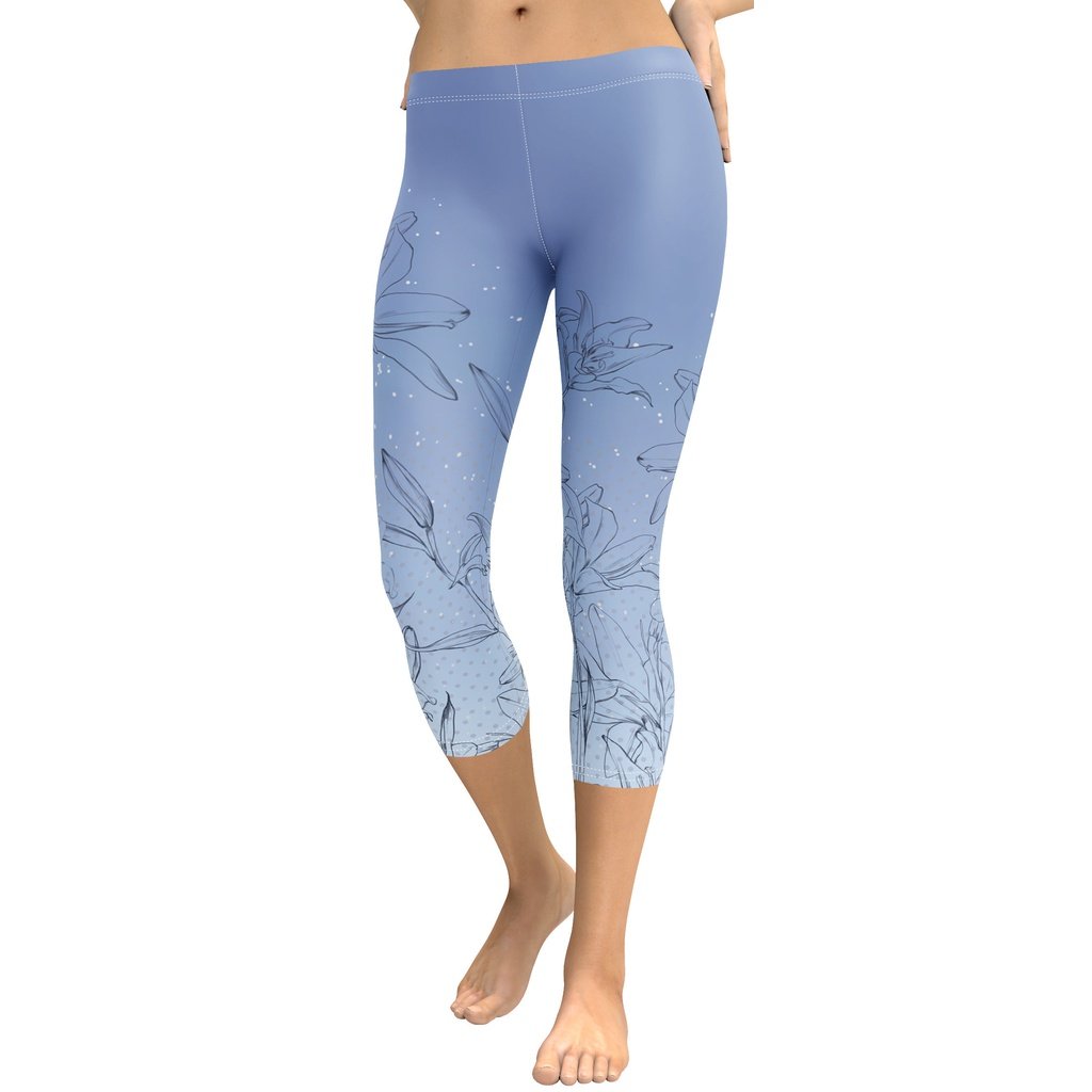 Soft Lilies Capris