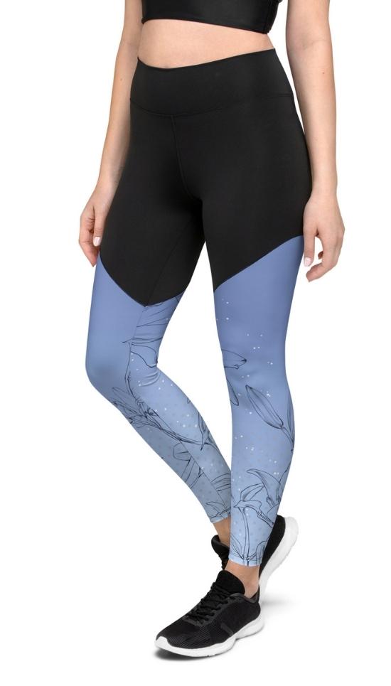 Soft Lilies Compression Leggings