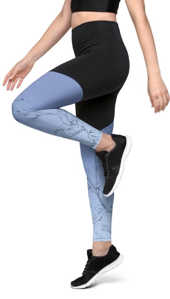 Soft Lilies Compression Leggings