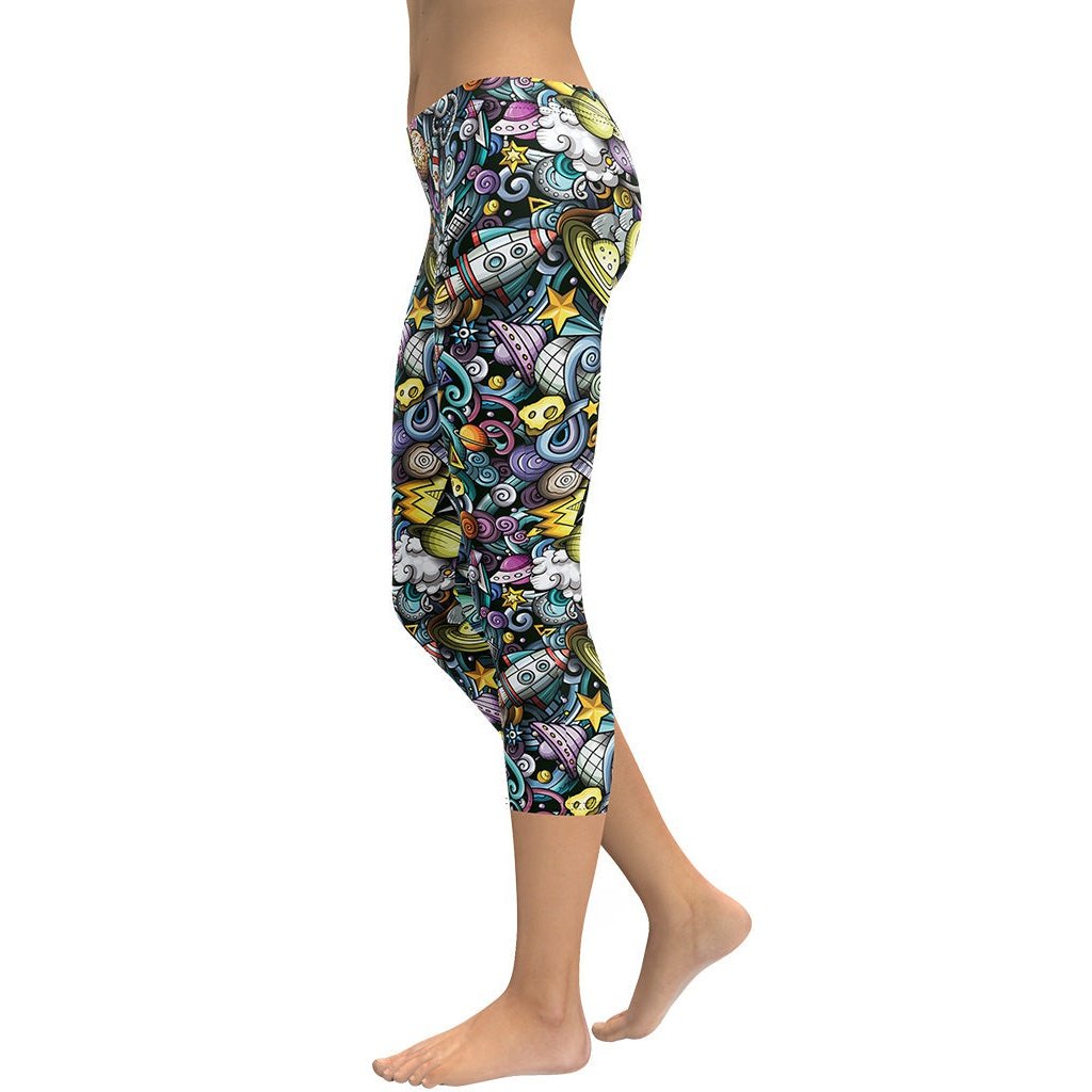 Space Travel Capris
