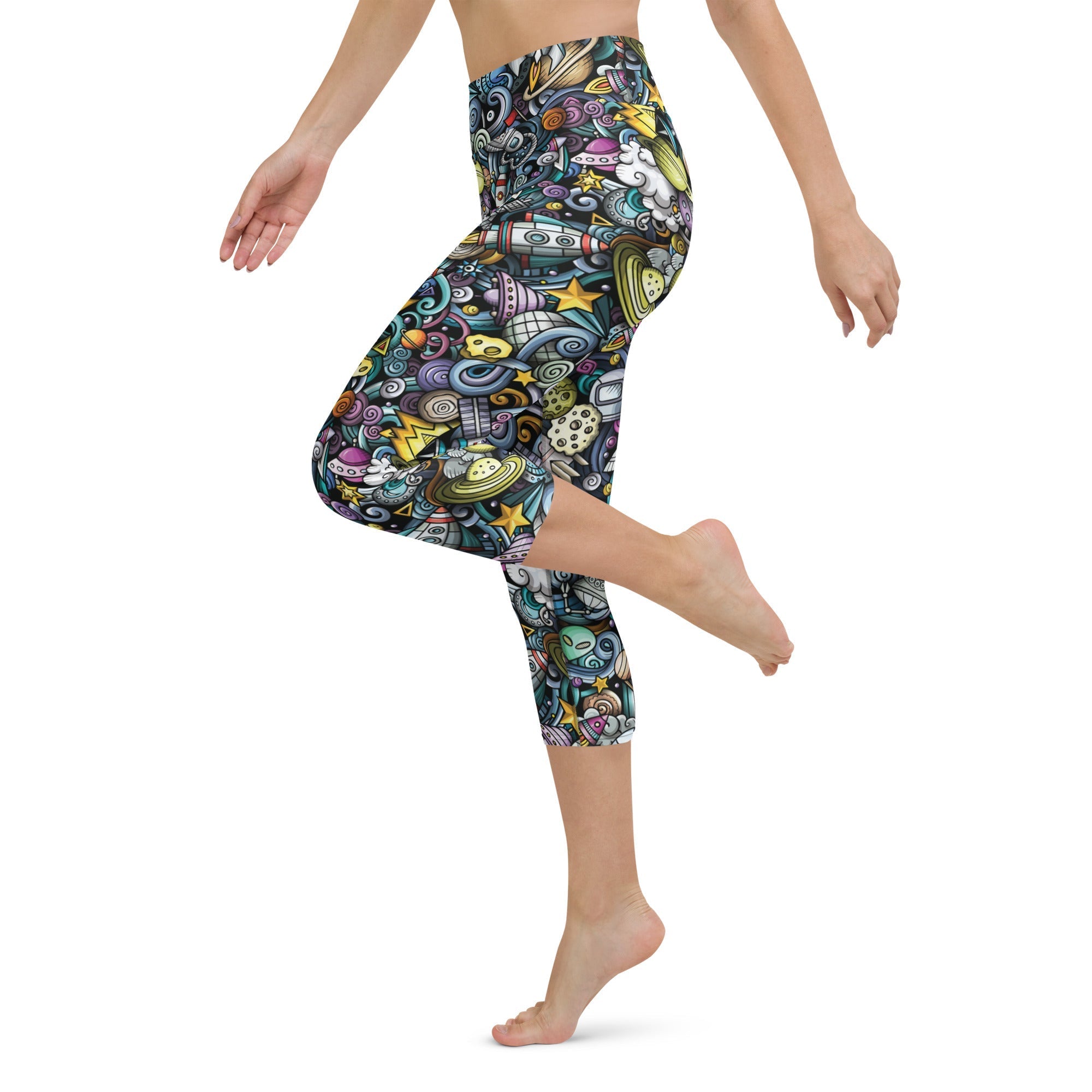 Space Travel Yoga Capris