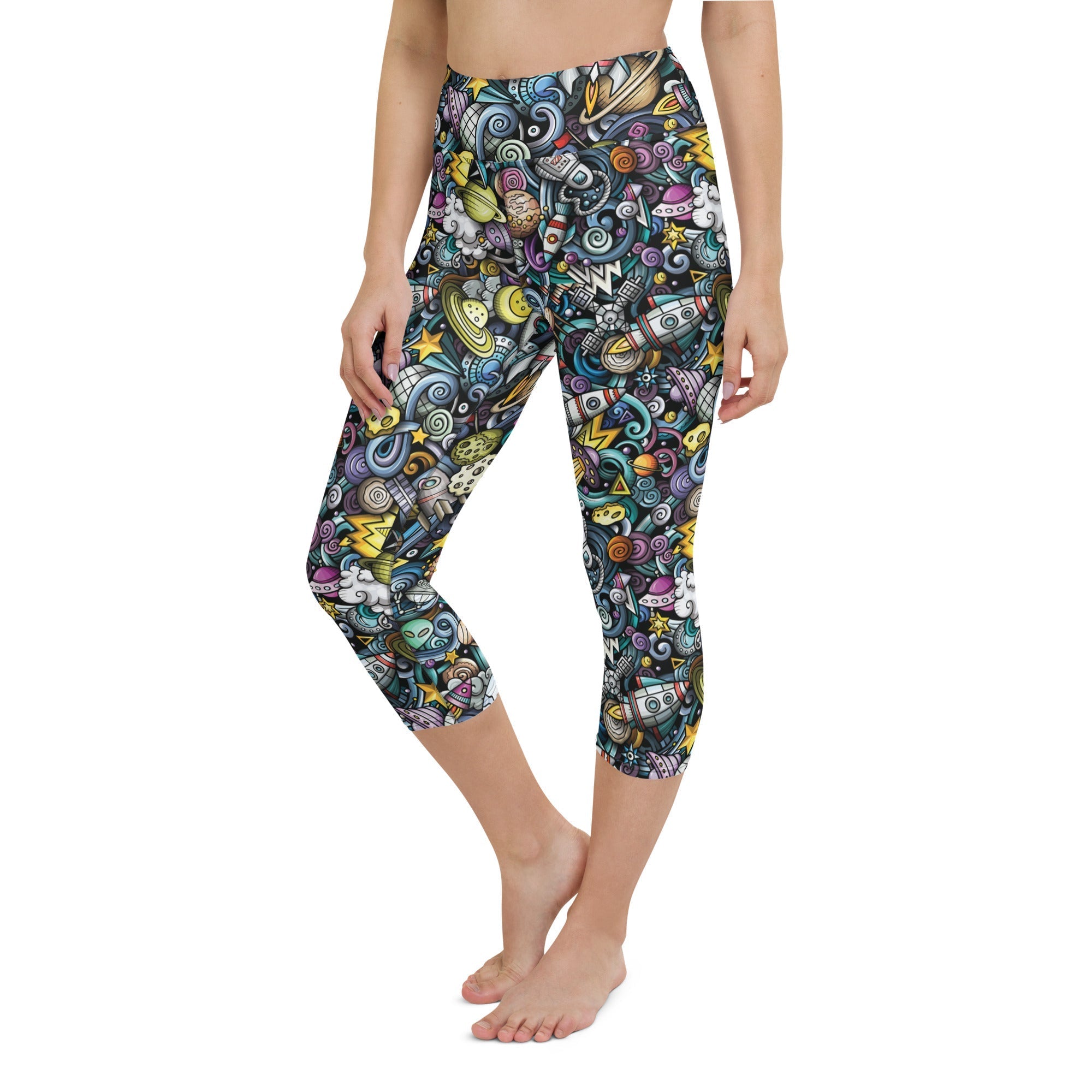 Space Travel Yoga Capris