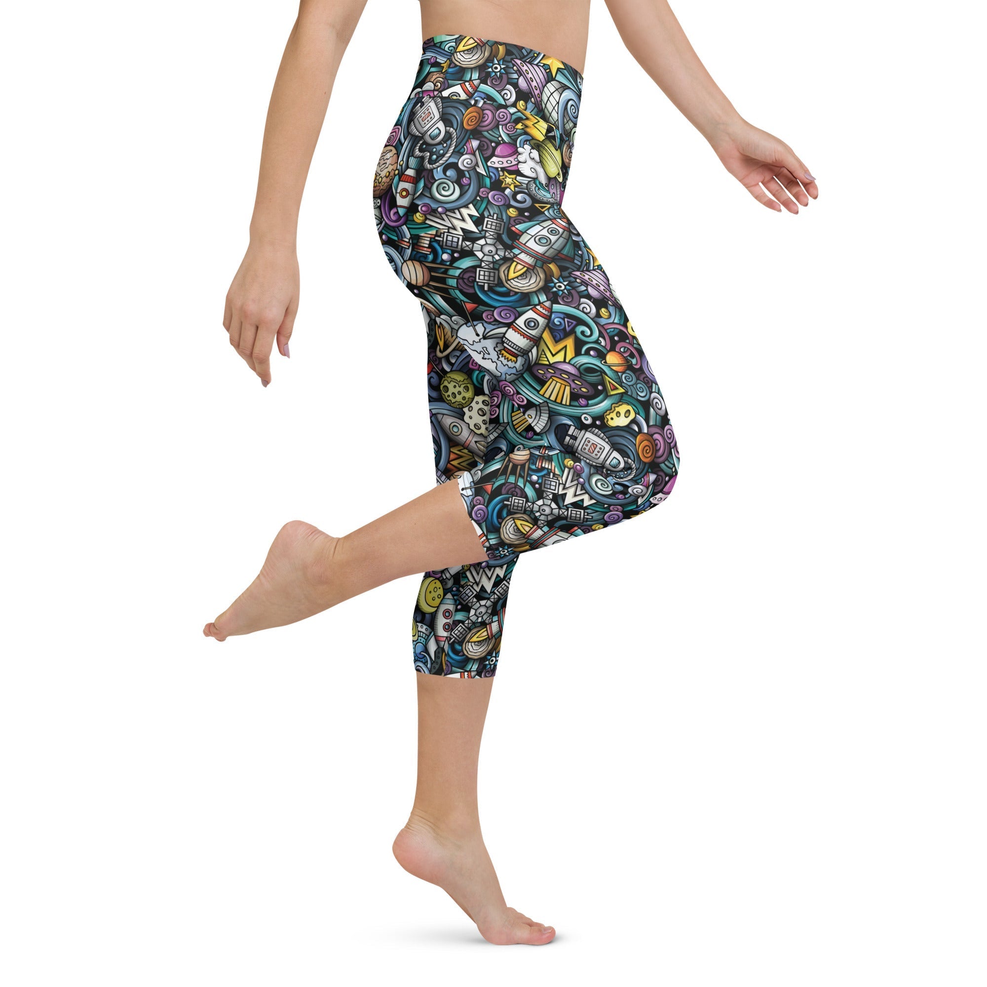 Space Travel Yoga Capris