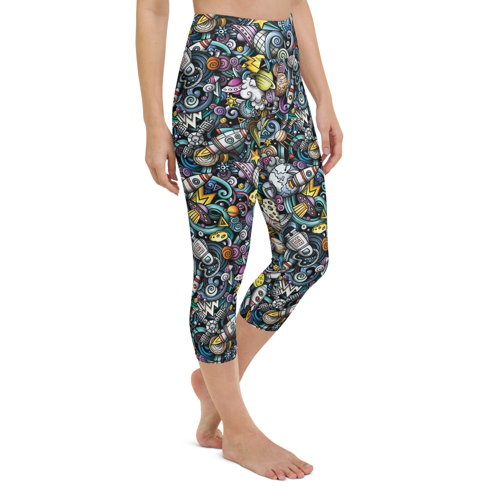 Space Travel Yoga Capris