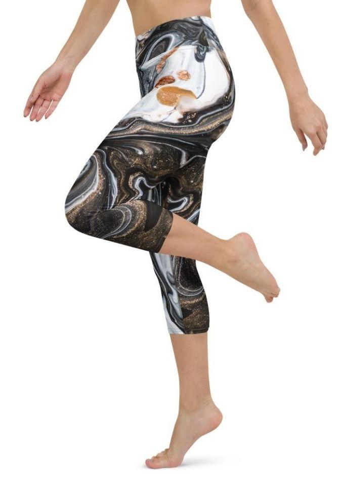 Speck of Gold Yoga Capris
