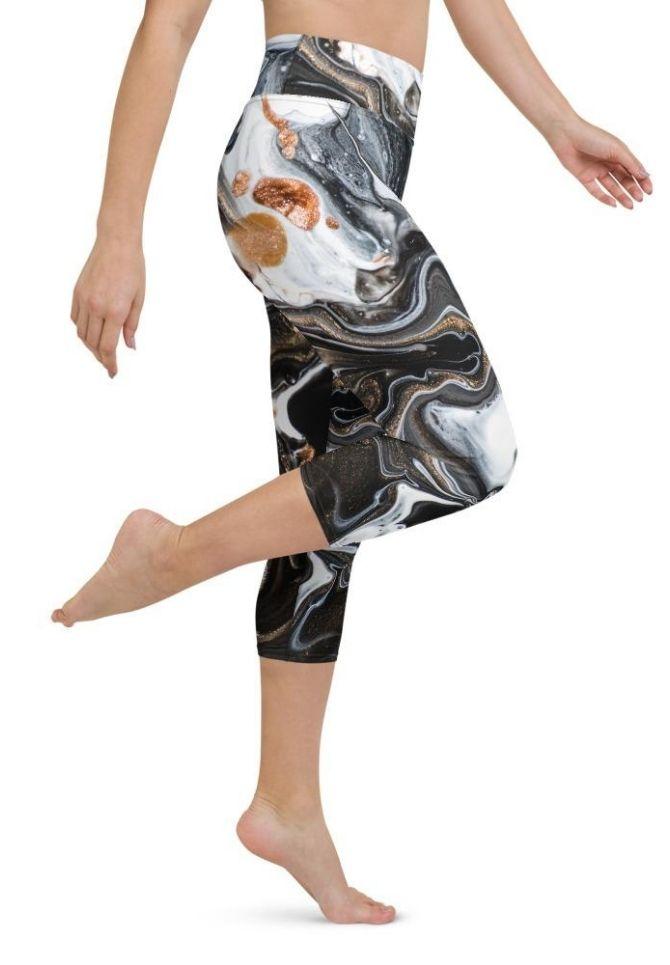 Speck of Gold Yoga Capris